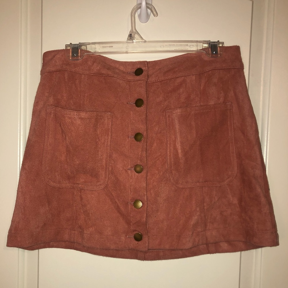 Altar’d State Faux Suede Skirt
